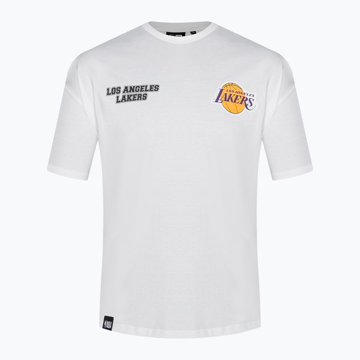 Tricou pentru bărbați New Era NBA Large Graphic BP OS Tee Los Angeles Lakers white 6